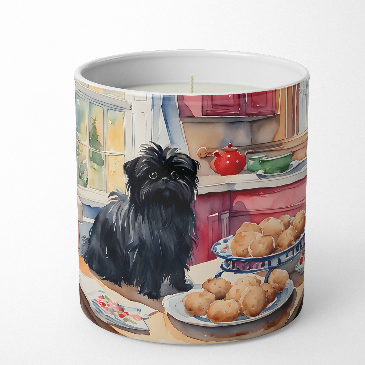 Affenpinscher Christmas Cookies Decorative Soy Candle Fashion