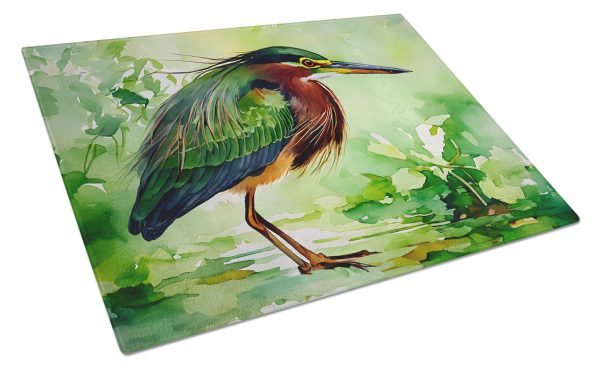 Green Heron Glass Cutting Board Sale