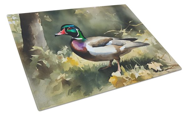 Wood Duck Glass Cutting Board For Sale