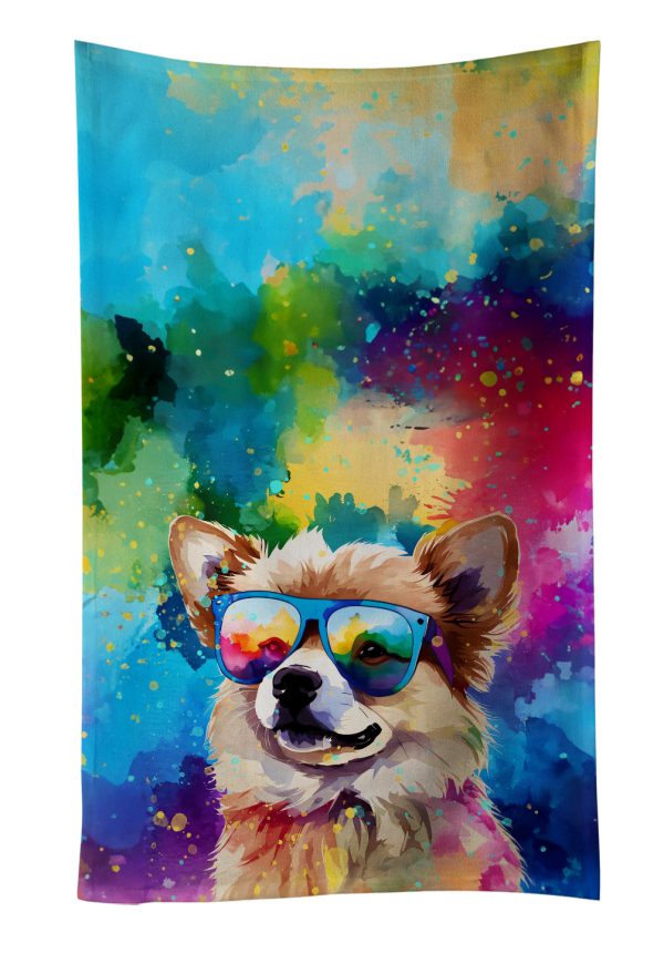 Pomeranian Hippie Dawg Kitchen Towel Discount