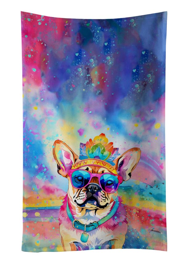 Pug Hippie Dawg Kitchen Towel Discount