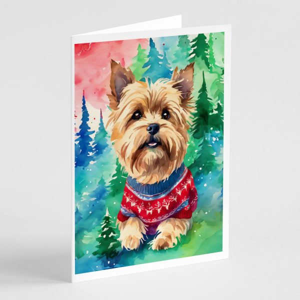 Yorkshire Terrier Yorkie Christmas Greeting Cards Pack of 8 For Sale