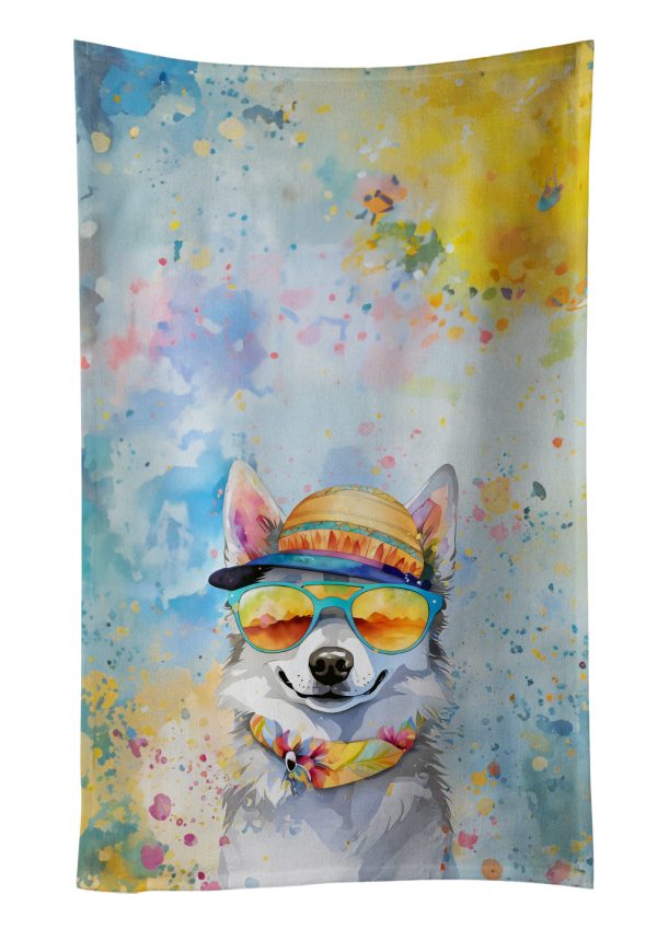Alaskan Klee Kai Hippie Dawg Kitchen Towel Sale