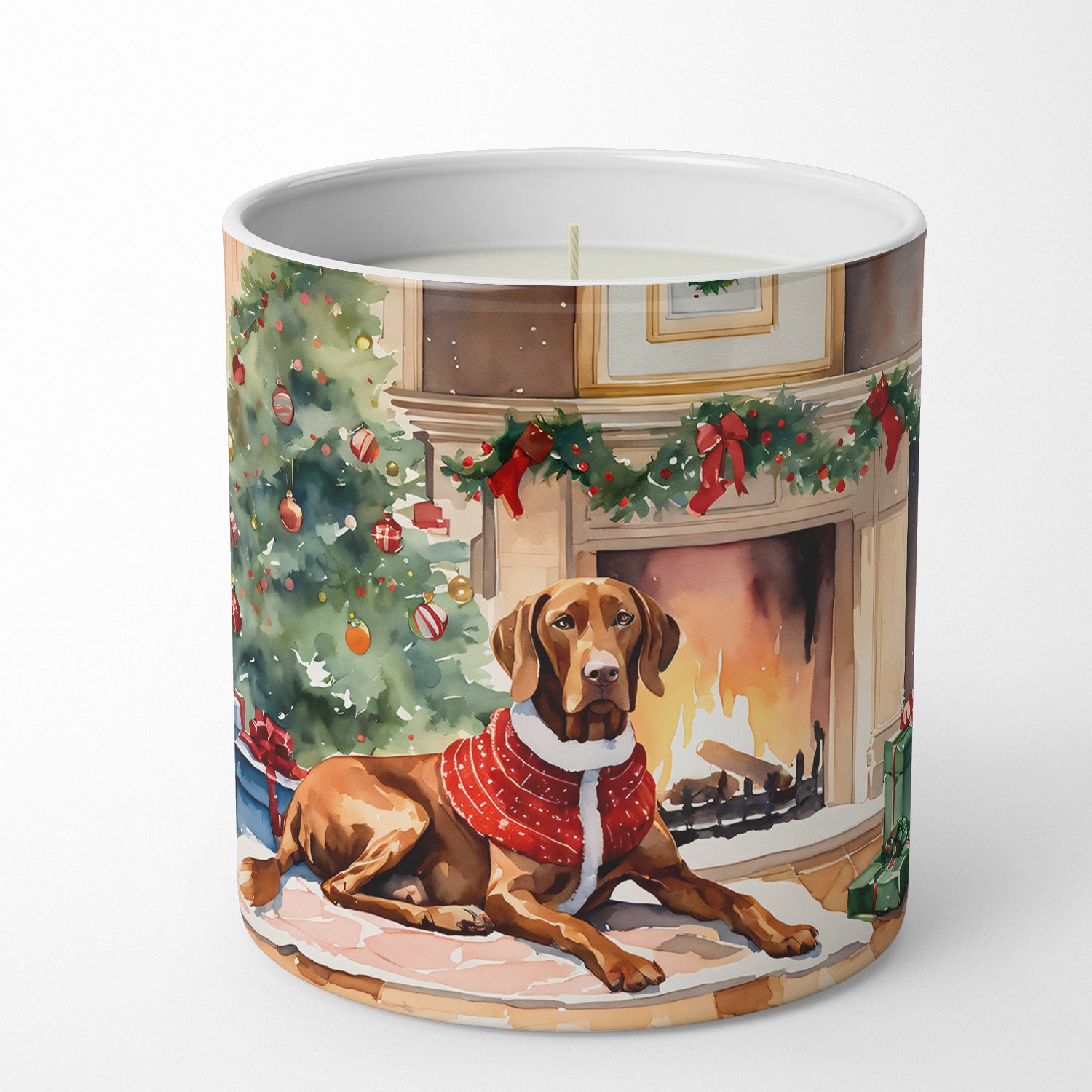 Vizsla Cozy Christmas Decorative Soy Candle Discount