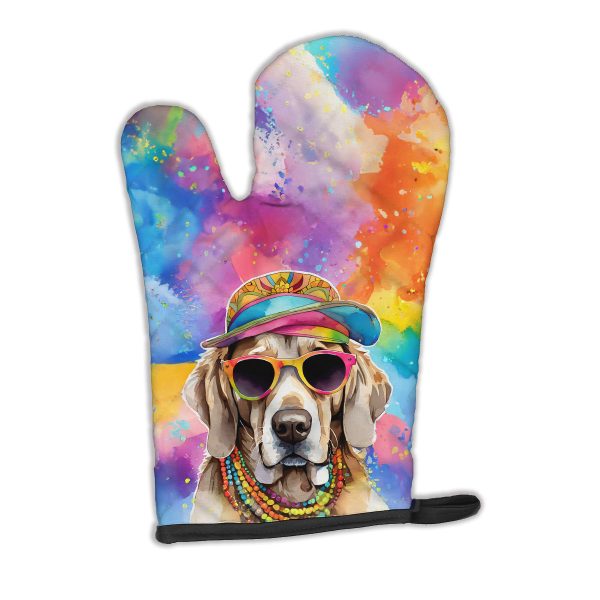 Weimaraner Hippie Dawg Oven Mitt For Cheap