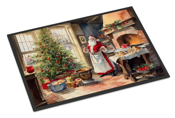 Cookies with Santa Claus Doormat Sale
