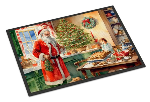 Cookies with Santa Claus Papa Noel Doormat Online now