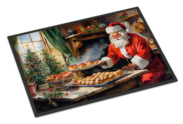 Cookies with Santa Claus Doormat Sale