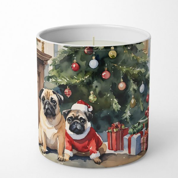 Pug Cozy Christmas Decorative Soy Candle For Cheap