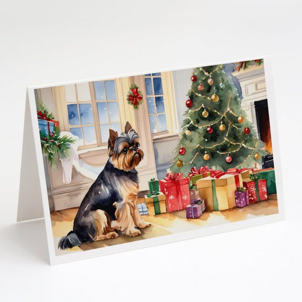 Brussels Griffon Cozy Christmas Greeting Cards Pack of 8 For Cheap
