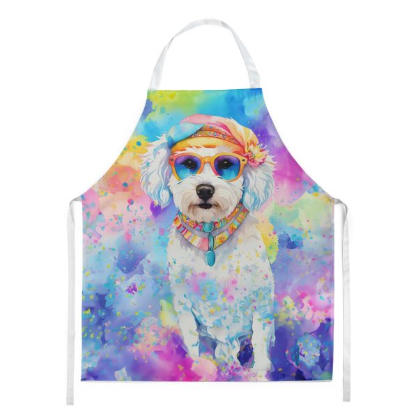 Bichon Frise Hippie Dawg Apron For Cheap