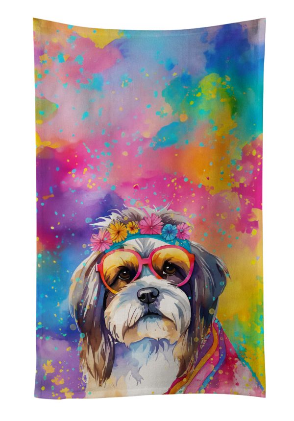 Shih Tzu Hippie Dawg Kitchen Towel Online Hot Sale