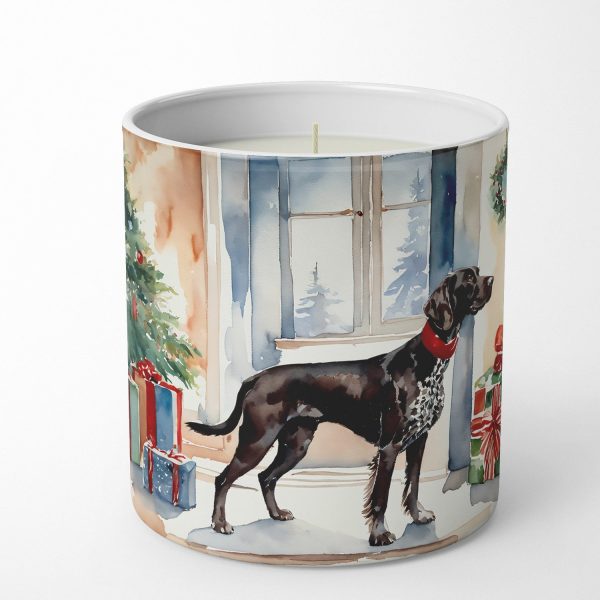 German Shorthaired Pointer Cozy Christmas Decorative Soy Candle For Cheap