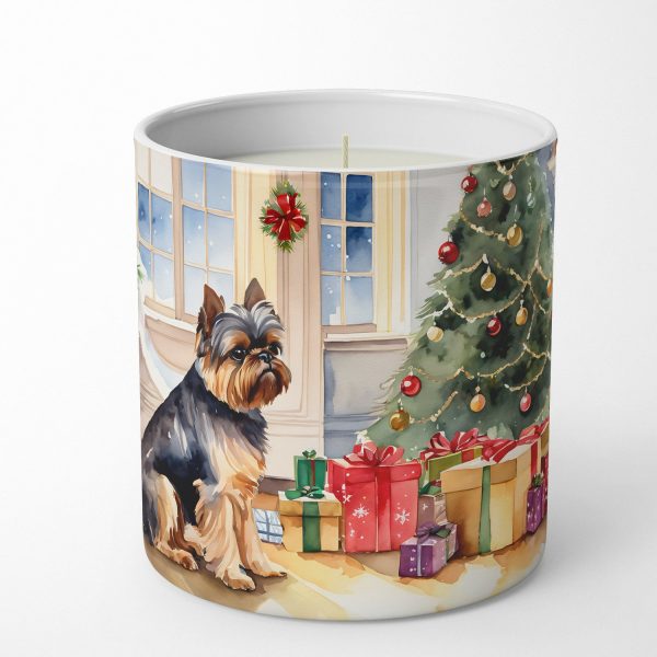 Brussels Griffon Cozy Christmas Decorative Soy Candle Hot on Sale