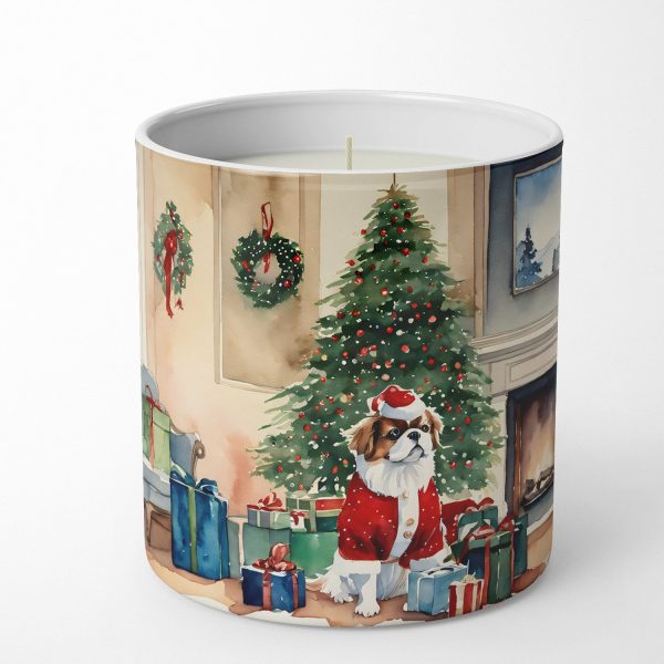 Japanese Chin Cozy Christmas Decorative Soy Candle Online now