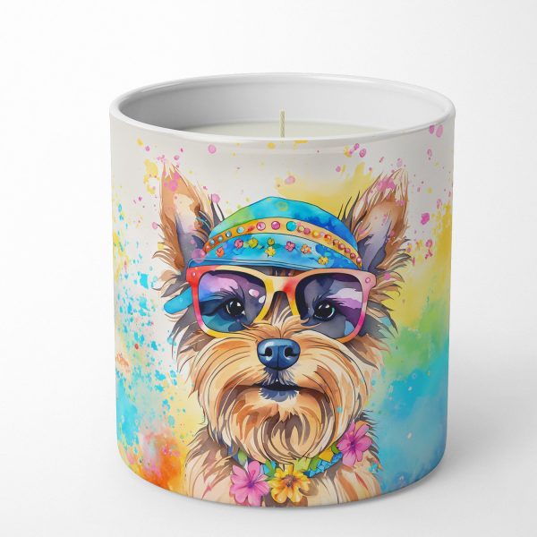 Yorkshire Terrier Hippie Dawg Decorative Soy Candle Discount
