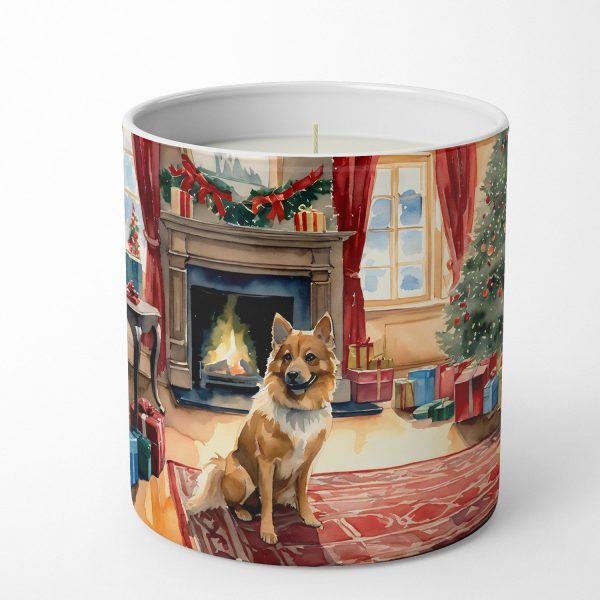 Finnish Spitz Cozy Christmas Decorative Soy Candle Online