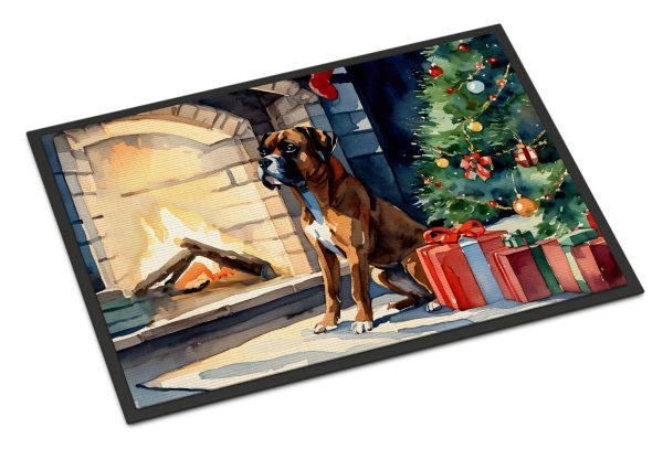 Boxer Cozy Christmas Doormat Online Hot Sale