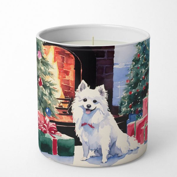 Japanese Spitz Cozy Christmas Decorative Soy Candle Hot on Sale