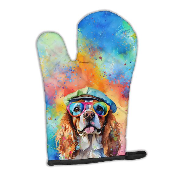 Cavalier Spaniel Hippie Dawg Oven Mitt Supply