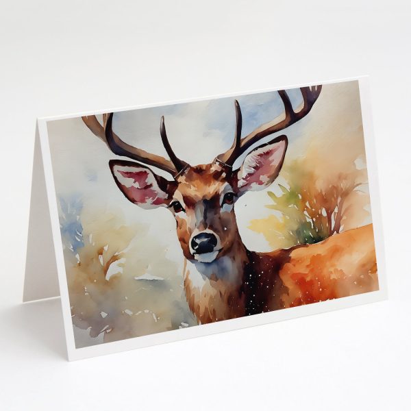 Deer Greeting Cards Pack of 8 on Sale