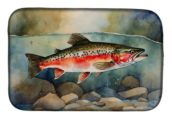 Trout Dish Drying Mat Sale