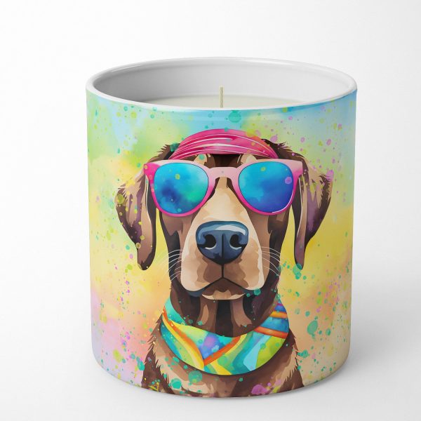 Chocolate Labrador Hippie Dawg Decorative Soy Candle Online Hot Sale