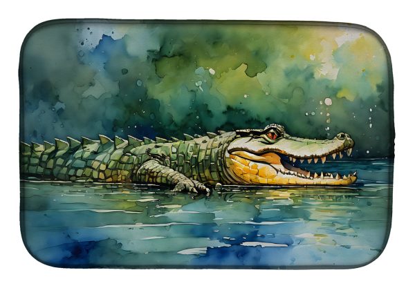 Crocodile Dish Drying Mat Fashion