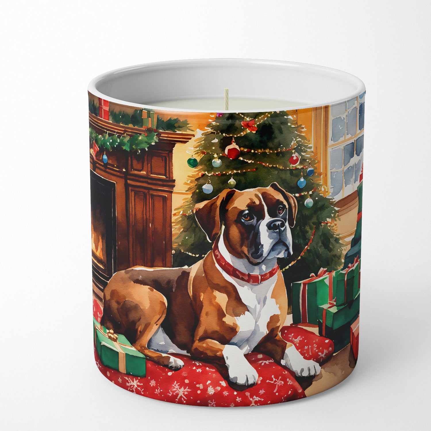 Boxer Cozy Christmas Decorative Soy Candle Supply