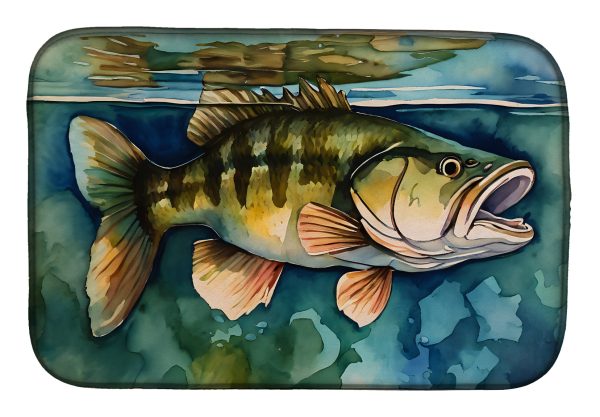 Smallmouth Bass Dish Drying Mat Online now