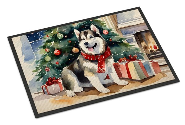 Alaskan Malamute Cozy Christmas Doormat Sale