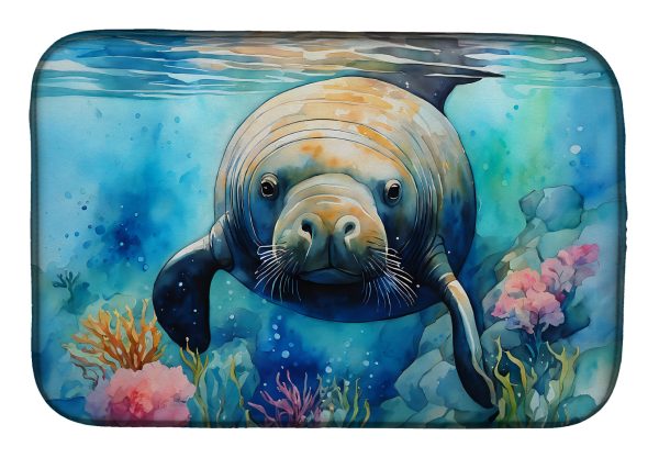Manatee Dish Drying Mat For Cheap