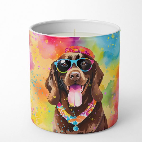 Chocolate Labrador Hippie Dawg Decorative Soy Candle Fashion