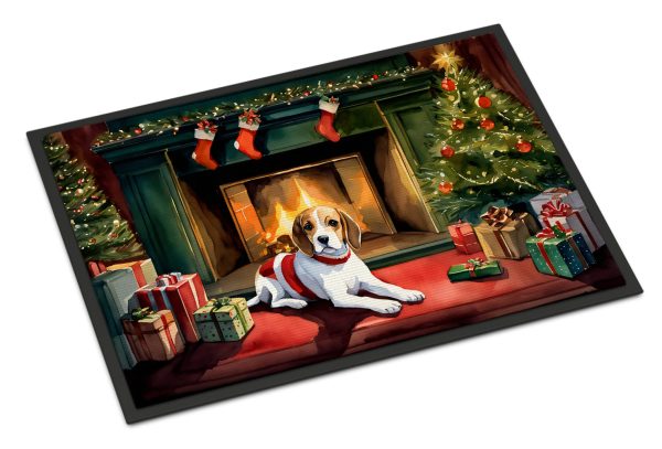 Beagle Cozy Christmas Doormat For Sale