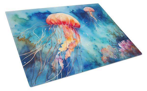Jellyfish Glass Cutting Board Large Fashion