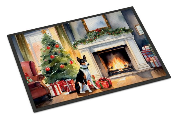 Basenji Cozy Christmas Doormat For Cheap