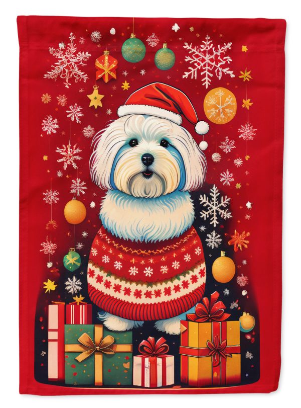 Coton De Tulear Holiday Christmas Garden Flag – Outdoor Decorative Garden Flag Cheap