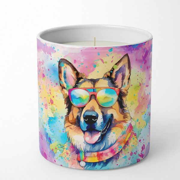German Shepherd Hippie Dawg Decorative Soy Candle Online