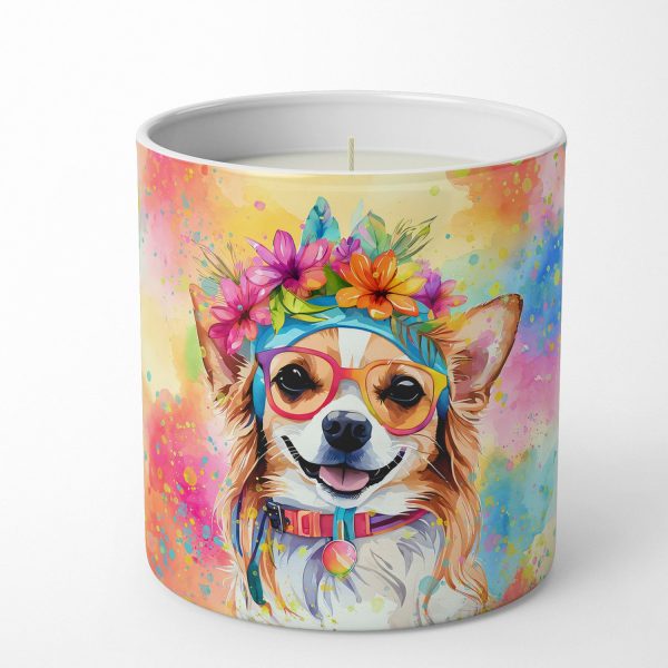 Chihuahua Hippie Dawg Decorative Soy Candle Fashion