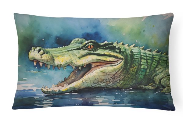 Crocodile Throw Pillow For Sale