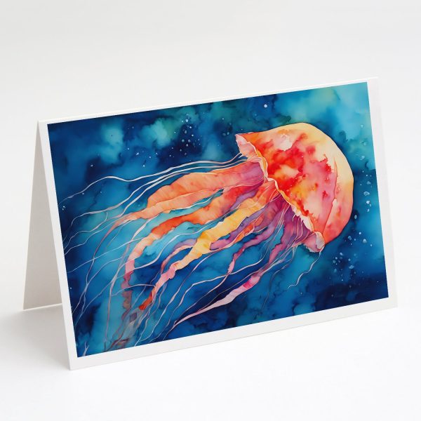 Jellyfish Greeting Cards Pack of 8 Online Sale