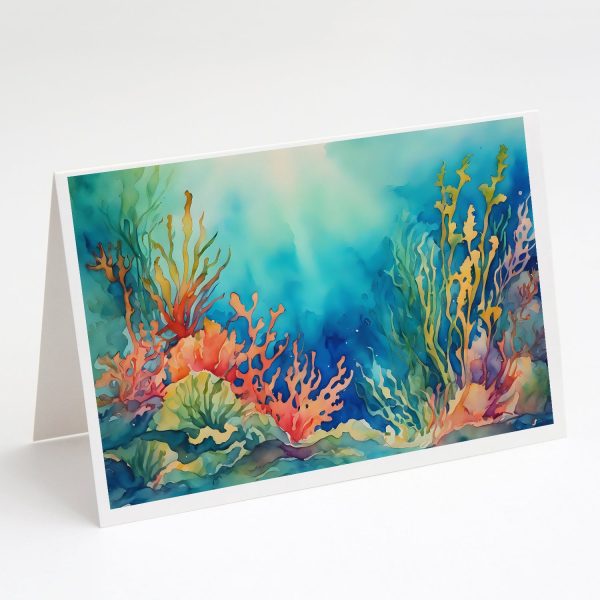 Seaweed Greeting Cards Pack of 8 Online