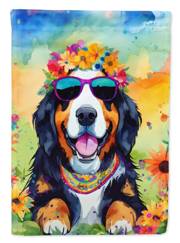 Bernese Mountain Dog Hippie Dawg House Flag Online