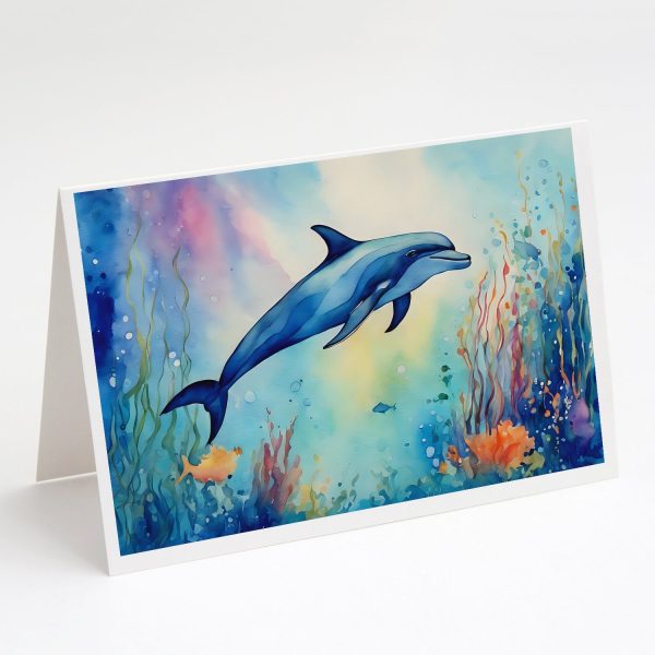 Dolphin Greeting Cards Pack of 8 Online