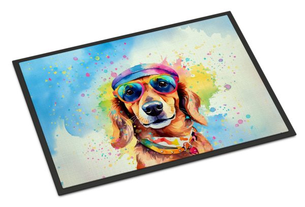 Dachshund Hippie Dawg Doormat Hot on Sale