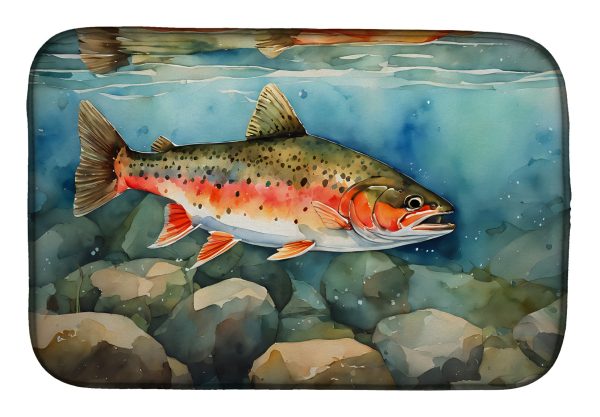 Brook Trout Dish Drying Mat Discount