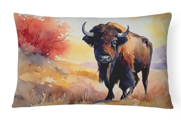 American Bison Throw Pillow Online Hot Sale