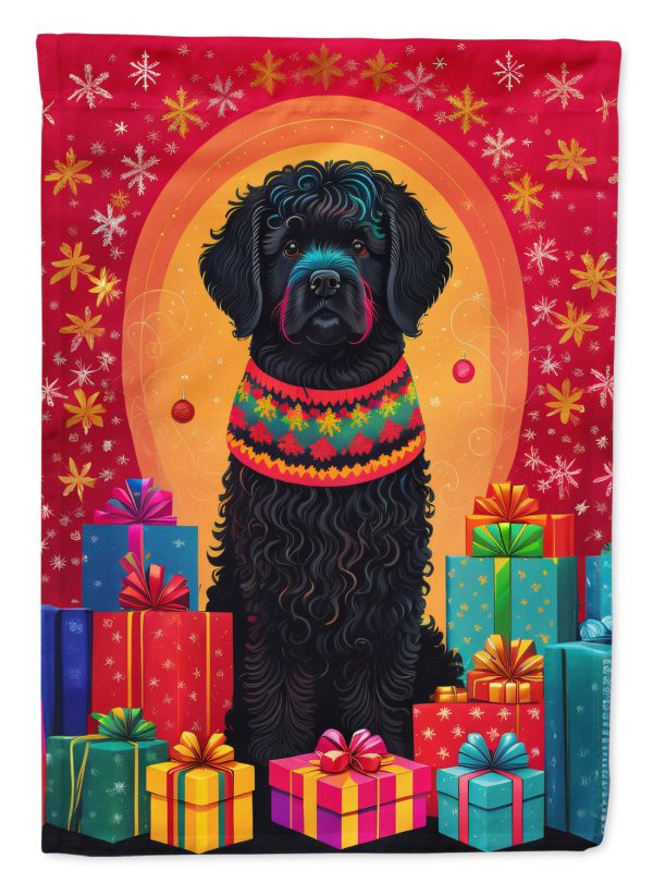 Puli Holiday Christmas House Flag For Sale