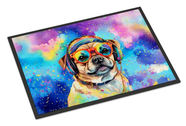 Pug Hippie Dawg Doormat Online