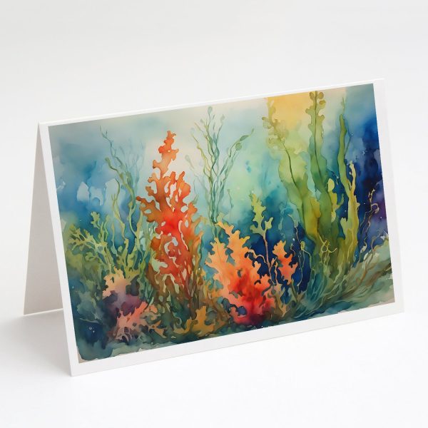 Seaweed Greeting Cards Pack of 8 Online